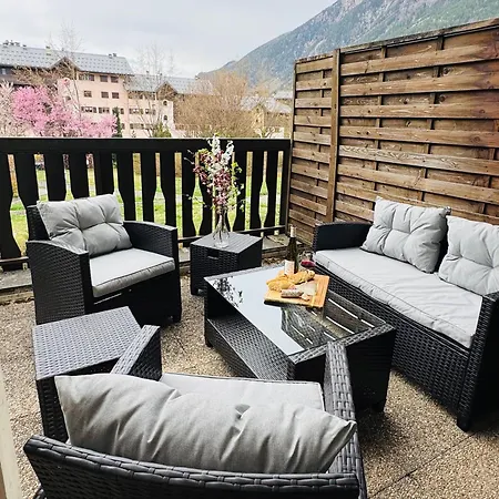 Vu Mont Blanc Parking Terrasse *